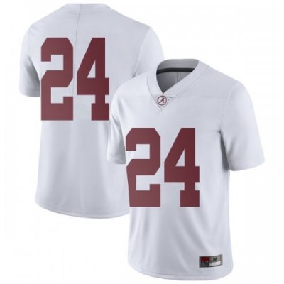 Youth Alabama Crimson Tide #24 Terrell Lewis White Limited NCAA College Football Jersey 2403VLZR4